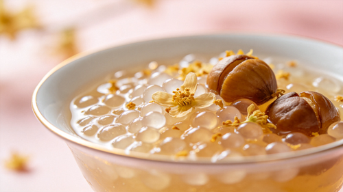Dendrobium-Chrysanthemen-Gelee-Dessert: Eine moderne Interpretation von Kräuter-Wellness