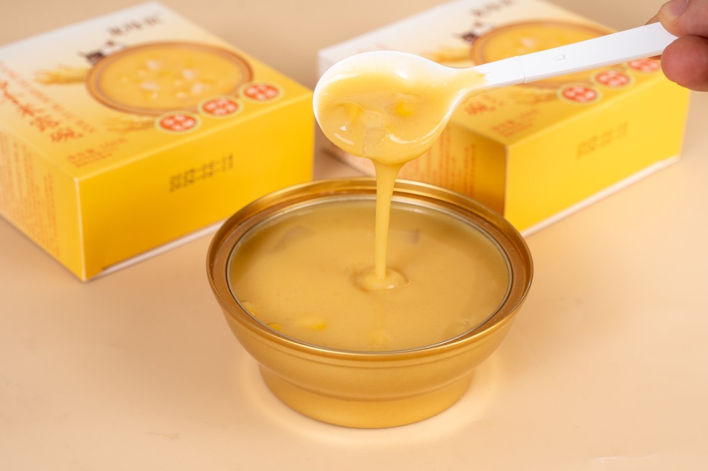 Jüngste Firmenfälle über Ein wärmendes Kräuterkorndessert mit Buddhas Hand – Pflanzlicher Genuss in jedem Löffel