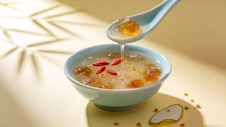 Jüngste Firmenfälle über Ist chinesisches Pfirsichgummi-Dessert gut für die tägliche Ernährung?
