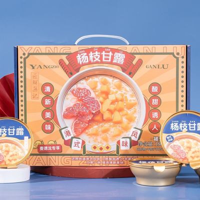 kaufen Instant Mango Sago Pomelo Tropische Früchte Sago Dessert Mango Sago Dessert in Dosen Mango Sago mit frischen Früchten Null Zusatzstoffe Online-Herstellung