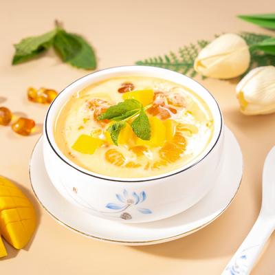 kaufen Pfirsichgummi mit Mango-Nektar Aluminiumfolienbeutel Fertig zum Verzehr Asiatisches Dessert für Catering Großhandel OEM ODM Hersteller Online-Herstellung