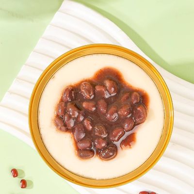 Guter Preis OEM Milch Instant Egg Custard Pudding Mischung mit Rotbohnen Kantonesisches Dessert Online