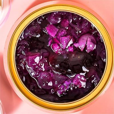 Guter Preis Flüssiges Nahrungsmittel Nahrungsergänzungsmittel Lila Süßkartoffel Pfirsichkaugummi Tremella Dessert Online