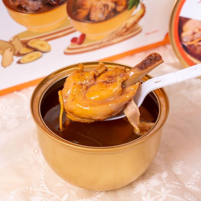 Guter Preis Instant Suppe für Faulheit Geschmackliche Ginseng-Heilmittel-Suppe 5 Minuten Selbstheizung und bereit zum Essen Ultra-niedrig-Purin-Nährungs-Suppe Online