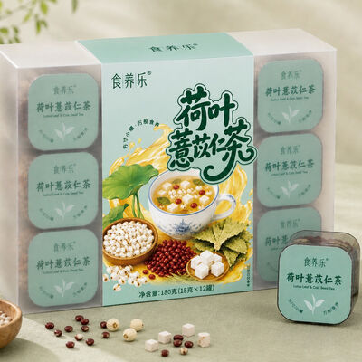 Guter Preis OEM/ODM Private Label Weight Management Tea Coix Seed & Lotus Leaf Instant Herbal Blend Online