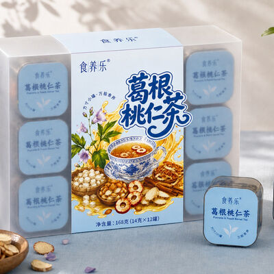 Guter Preis FDA HALAL Circulation Support Tea  Kudzu & Peach Kernel Instant Herbal Blend Online